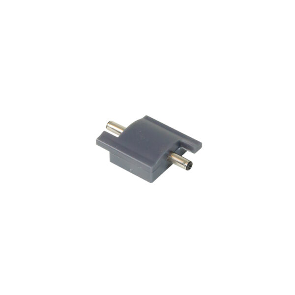 Verbindings connector 180° (3,5 DC plug beide zijden)