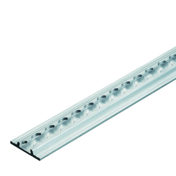 Systeemrail alu met flens L=507 mm