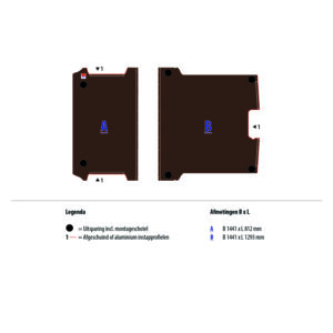 Vloerplaat 12 mm bruin tbv EXPERT/JUMPY/VIVARO/PRO ACE L1 FWD (wielbasis 2925)